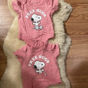 3-6M Peanuts onesie